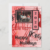 kerstgraffiti feestdagenkaart (Voorkant)