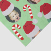 Kerstgrappige familie: kerstfoto's tissuepapier (Detail)