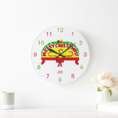 kerstgraten acrylwandklok grote klok (Huis)