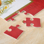 kerstgraten Foxes  reproductie Legpuzzel (Zijkant)