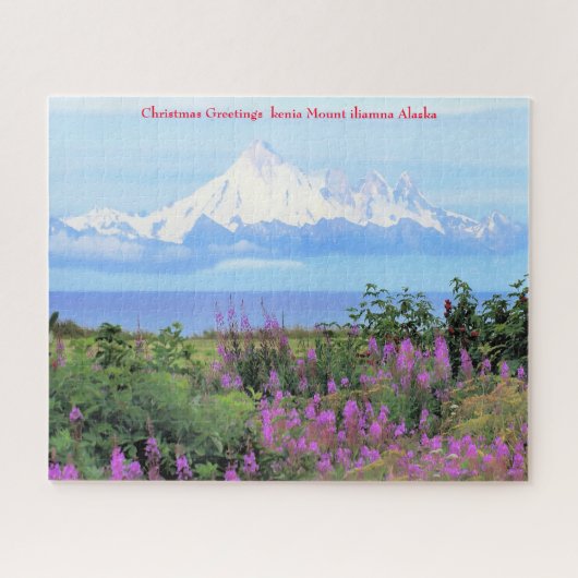 kerstgraten kenia Mount iliamna Alaska Legpuzzel (Horizontaal)
