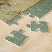 kerstgraten reproductie vogels legpuzzel (Zijkant)