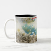 kerstgraten tweekleurige koffiemok (Links)