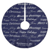 kerstgraten (zilver) kerstboom rok (Voorkant)