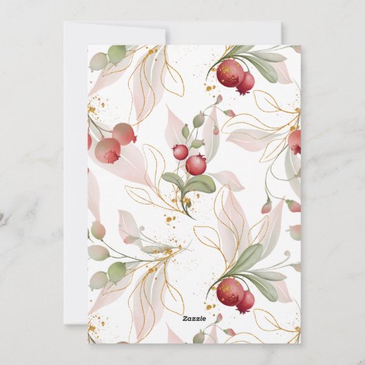 Kerstgray collage 3 Fotofeestdag Feestdagenkaart (Achterkant)