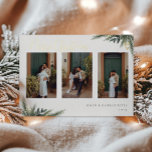 KerstGreenery Berry Lijst Foto Collage Folie Feestdagenkaart<br><div class="desc">Elegant kerstgroen en Berry Lijst,  holiday folie fotocollage kaart. Functies,  sjabloon ruimte voor uw persoonlijke vakantiebericht aan de achterzijde.</div>