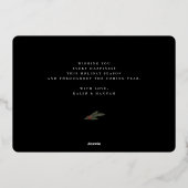 KerstGreenery Berry Lijst Foto Collage Folie Feestdagenkaart (Achterkant)