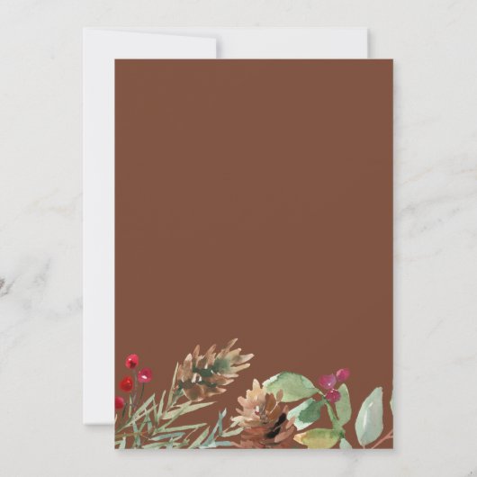 KerstGreenery Circle Foto Joy (Achterkant)