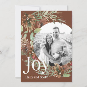 KerstGreenery Circle Foto Joy