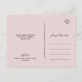 KerstGreenery Faith Love & Family Foto Feestdagenkaart (Achterkant)