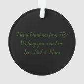 KerstGreenstone-decoratie Ornament (achterkant)