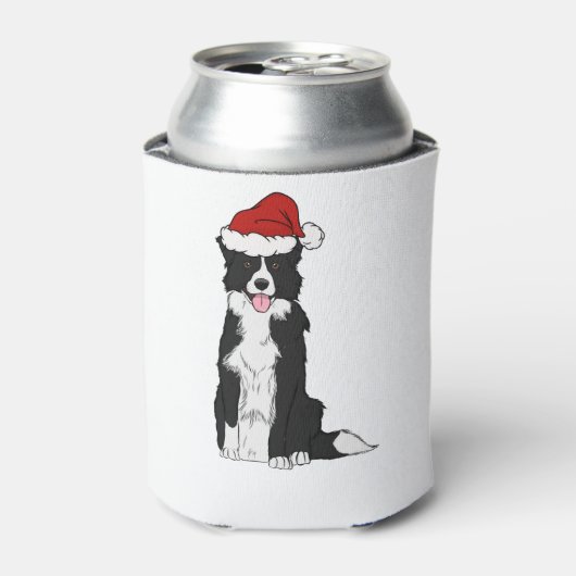 Kerstgrens Collie 1 Blikjeskoeler (Blikje Voorkant)