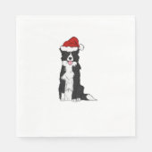 Kerstgrens Collie 1 Servet (Voorkant)