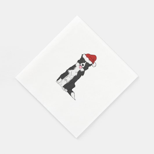 Kerstgrens Collie 1 Servet (Hoek)