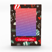 Kerstgrens Fotolijst Fotoblokken (Voorkant)
