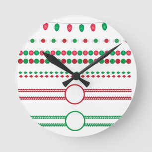 kerstgrens lijst vakantie ronde klok