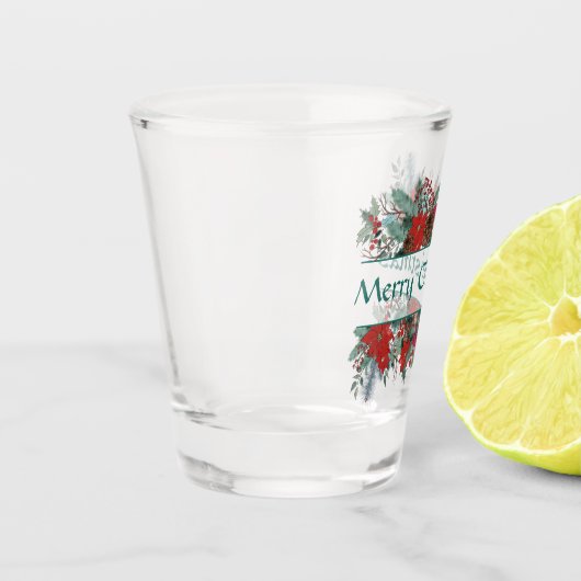 kerstgrens shot glas (Links)