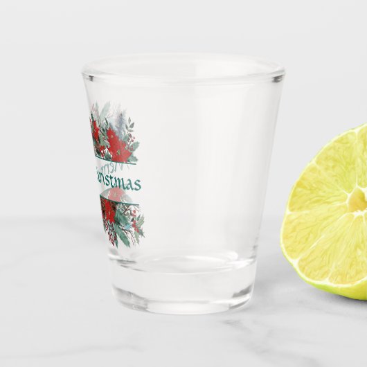 kerstgrens shot glas (Rechts)