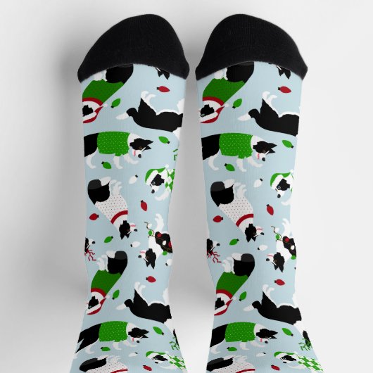 Kerstgrenscolliesokken Sokken (Top)