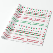 Kerstgrensframe voor decoratie Holiday Cadeaupapier (Uitgerold)