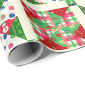 kerstgriet cadeaupapier (Rol Hoek)