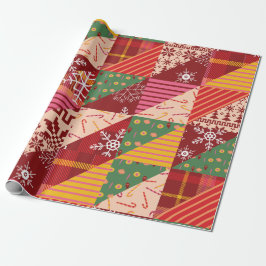 kerstgriet cadeaupapier