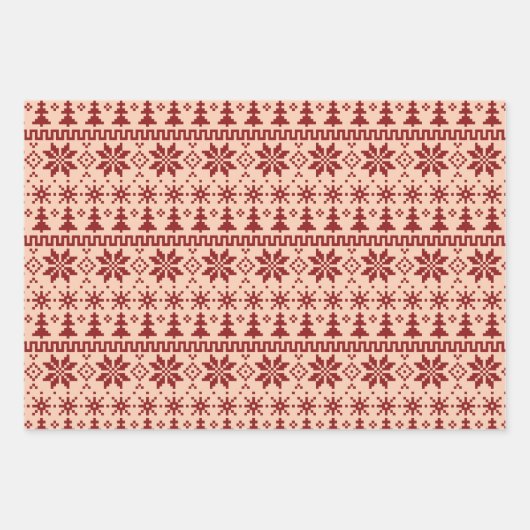 kerstgriet inpakpapier vel (Voorkant 2)