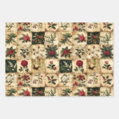 kerstgriet inpakpapier vel (Voorkant 2)