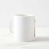 kerstgriet koffiemok (Voorkant links)