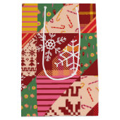 kerstgriet medium cadeauzakje (Achterkant)