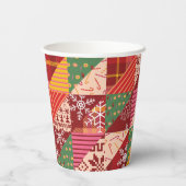 kerstgriet papieren bekers (Achterkant)