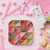 kerstgriet papieren bordje (Feest)