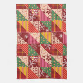 kerstgriet theedoek (Verticaal)