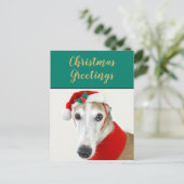 kerstgriezelige feestdag briefkaart (Staand voorkant)