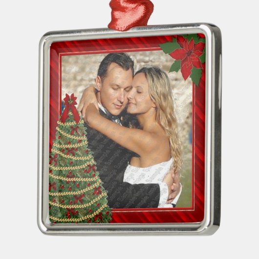 kerstgrijns Ornament (Links)