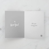 Kerstgrijs en wit met sterren en foto's feestdagen kaart (Binnen)