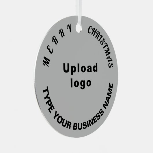 kerstgrijze cirkel metaalversiering metalen ornament (Voorkant Rechts)