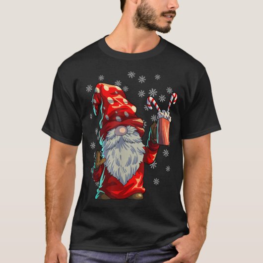 kerstgrint Shirt Mannen Vrouwen buffels rood (Voorkant)