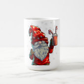 kerstgrint Shirt Mannen Vrouwen buffels rood Koffiemok (Center)