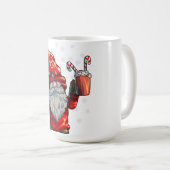 kerstgrint Shirt Mannen Vrouwen buffels rood Koffiemok (Voorkant rechts)