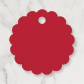 Kerstgroen Bessen Vakantie Bedankjes Labels (Achterkant)
