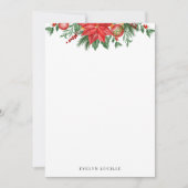Kerstgroen Blad Kaartjes met Kerstmotief (Voorkant)