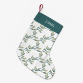 Kerstgroen | Botanisch monogram Kleine Kerstsok (Voorkant (Hangend))