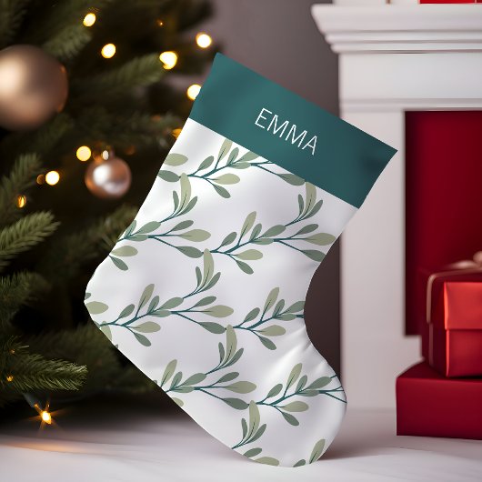 Kerstgroen | Botanisch monogram Kleine Kerstsok