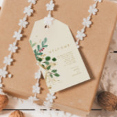 kerstgroen | Cadeaubonnen voor room Labels Cadeaulabel
