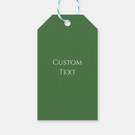 Kerstgroen Cadeaulabel