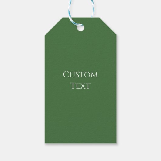 Kerstgroen Cadeaulabel (Voorkant)