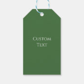Kerstgroen Cadeaulabel (Achterkant)
