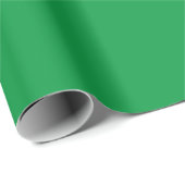 Kerstgroen effen kleur cadeaupapier (Rol Hoek)