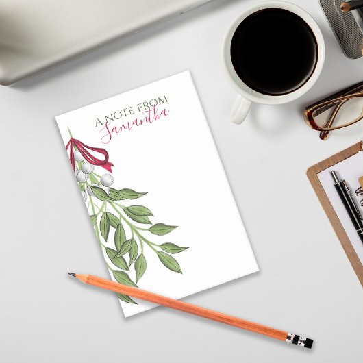 kerstgroen Elegant Holiday Cute Custom Post-it® Notes